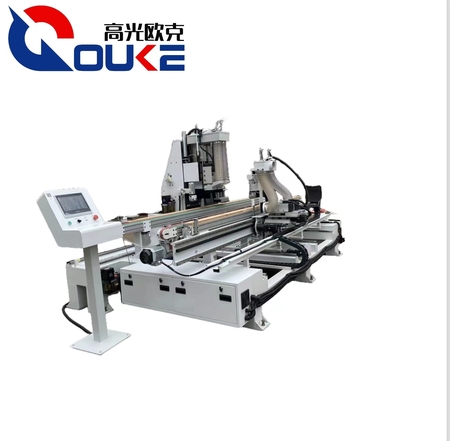 数控锁孔合页机，门锁加工中心